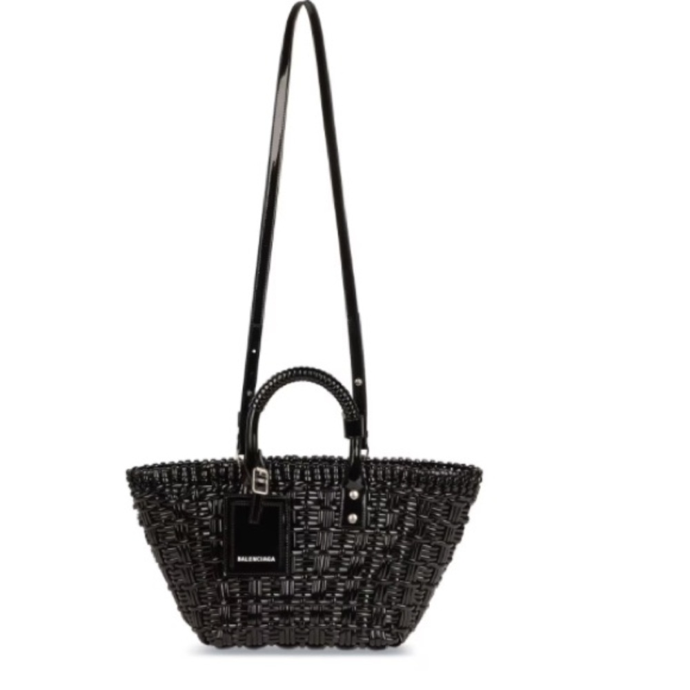 100% authentic BALENCIAGA XS BISTRO BAG BLACK CURRENT RETAIL $1400 - Picture 2 of 8